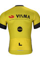 BONAVELO Tricou de ciclism cu mânecă scurtă - VISMA 2025 - galben/negru