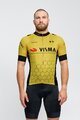 BONAVELO Tricou de ciclism cu mânecă scurtă - VISMA 2025 - galben/negru