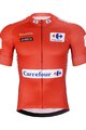 BONAVELO Tricoul și pantaloni scurți de ciclism - LA VUELTA - roșu/negru