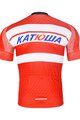 BONAVELO Tricou de ciclism cu mânecă scurtă - KATUSHA - roșu/alb