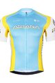 BONAVELO Tricou de ciclism cu mânecă scurtă - ASTANA - galben/turcoaz