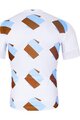 BONAVELO Tricou de ciclism cu mânecă scurtă - AG2R LA MONDIALE - alb/albastru