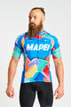 BONAVELO Tricou de ciclism cu mânecă scurtă - MAPEI - albastru/multicolor