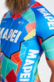 BONAVELO Tricou de ciclism cu mânecă scurtă - MAPEI - albastru/multicolor