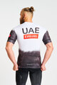 BONAVELO Tricou de ciclism cu mânecă scurtă - UAE 2025 - alb/negru