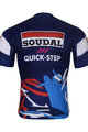 BONAVELO Tricou de ciclism cu mânecă scurtă - SOUDAL-QUICKSTEP 2025 - albastru/alb