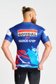 BONAVELO Tricou de ciclism cu mânecă scurtă - SOUDAL-QUICKSTEP 2025 - albastru/alb