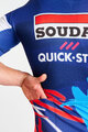 BONAVELO Tricou de ciclism cu mânecă scurtă - SOUDAL-QUICKSTEP 2025 - albastru/alb