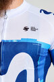 BONAVELO Tricou de ciclism cu mânecă scurtă - MOVISTAR 2025 - alb/albastru