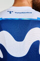 BONAVELO Tricou de ciclism cu mânecă scurtă - MOVISTAR 2025 - alb/albastru