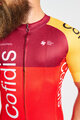 BONAVELO Tricou de ciclism cu mânecă scurtă - COFIDIS 2025 - roșu/galben