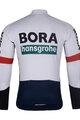 BONAVELO Tricou de cilism pentru iarnă cu mânecă lungă - BORA 2025 WINTER - albastru/alb