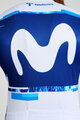BONAVELO Tricou de cilism pentru iarnă cu mânecă lungă - MOVISTAR 2025 WINTER  - alb/albastru