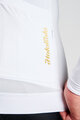 HOLOKOLO Tricou de ciclism cu mânecă lungă de vară - VICTORIOUS GOLD ELITE - alb