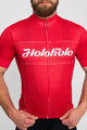 HOLOKOLO Tricou de ciclism cu mânecă scurtă - GEAR UP - roșu