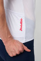 HOLOKOLO Tricou de ciclism cu mânecă scurtă - LEVEL UP - alb