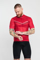HOLOKOLO Tricou de ciclism cu mânecă scurtă - LEVEL UP - roșu