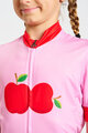 HOLOKOLO Tricou de ciclism cu mânecă scurtă - FRUIT - roz/roșu