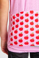 HOLOKOLO Tricou de ciclism cu mânecă scurtă - FRUIT - roz/roșu