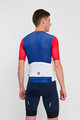 HOLOKOLO Tricou de ciclism cu mânecă scurtă - TECHNICAL  - alb/albastru
