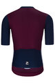 HOLOKOLO Tricou de ciclism cu mânecă scurtă - TECHNICAL  - bordo/gri