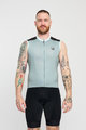 HOLOKOLO Tricoul de ciclism fără mâneci - SIMPLE - verde/negru