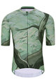 HOLOKOLO Tricou de ciclism cu mânecă scurtă - FOREST - verde/maro