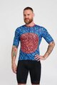 HOLOKOLO Tricou de ciclism cu mânecă scurtă - TAMELESS - albastru/roșu