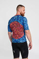 HOLOKOLO Tricou de ciclism cu mânecă scurtă - TAMELESS - albastru/roșu