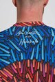 HOLOKOLO Tricou de ciclism cu mânecă scurtă - TAMELESS - albastru/roșu