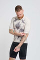 HOLOKOLO Tricou de ciclism cu mânecă scurtă - CRUST - fildeş/negru