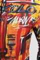 HOLOKOLO Tricou de cilism pentru iarnă cu mânecă lungă - WILDLY WINTER - galben/multicolor