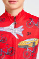 HOLOKOLO Tricou de ciclism cu mânecă scurtă - SPEED - roșu
