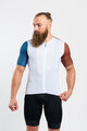 HOLOKOLO Tricou de ciclism cu mânecă scurtă - PERFORMANCE - gri/multicolor