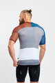 HOLOKOLO Tricou de ciclism cu mânecă scurtă - PERFORMANCE - gri/multicolor