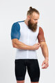 HOLOKOLO Tricou de ciclism cu mânecă scurtă - PERFORMANCE - gri/multicolor