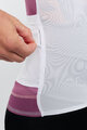 HOLOKOLO Tricou de ciclism cu mânecă scurtă - PERFORMANCE - alb/multicolor