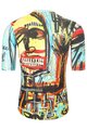 HOLOKOLO Tricou de ciclism cu mânecă scurtă - WILDLY II - albastru deschis/multicolor