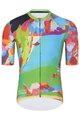 HOLOKOLO Tricou de ciclism cu mânecă scurtă - DEER - verde/multicolor