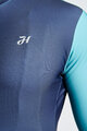 HOLOKOLO Tricou de cilism pentru iarnă cu mânecă lungă - PERFORMANCE WINTER - mov/verde