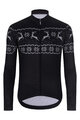 HOLOKOLO Tricou de cilism pentru iarnă cu mânecă lungă - FROSTTRAIL WINTER - negru