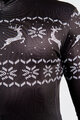 HOLOKOLO Tricou de cilism pentru iarnă cu mânecă lungă - FROSTTRAIL WINTER - negru