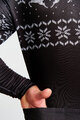 HOLOKOLO Tricou de cilism pentru iarnă cu mânecă lungă - FROSTTRAIL WINTER - negru