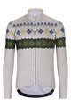 HOLOKOLO Tricou de cilism pentru iarnă cu mânecă lungă - FROSTTRAIL WINTER - gri/verde