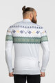 HOLOKOLO Tricou de cilism pentru iarnă cu mânecă lungă - FROSTTRAIL WINTER - gri/verde