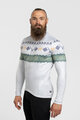 HOLOKOLO Tricou de cilism pentru iarnă cu mânecă lungă - FROSTTRAIL WINTER - gri/verde