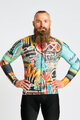 HOLOKOLO Tricou de cilism pentru iarnă cu mânecă lungă - WILDLY II WINTER - multicolor