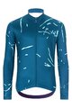 HOLOKOLO Tricou de cilism pentru iarnă cu mânecă lungă - PASSION WINTER - albastru