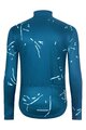 HOLOKOLO Tricou de cilism pentru iarnă cu mânecă lungă - PASSION WINTER - albastru