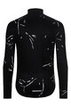 HOLOKOLO Tricou de cilism pentru iarnă cu mânecă lungă - PASSION WINTER - negru/alb